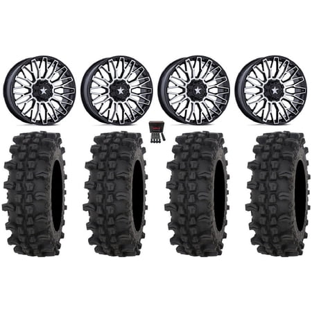 MSA Clubber 14" Wheels Machined 27" ACP Tires Kawasaki Mule Pro FXT