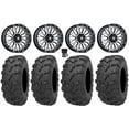 thumbnail image 1 of MSA Clubber 14" Wheels Machined 28" Bear Claw EVO Tires Can-Am Commander Maverick Renegade Outlander Defender, 1 of 4