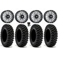 thumbnail image 1 of MSA Clubber 14" Wheels Machined 28" Warrior XT Tires Polaris RZR XP 1000 / PRO XP / Ranger XP 900/1000, 1 of 4
