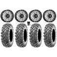 thumbnail image 1 of MSA Clubber 14" Wheels Machined 29" Carnage Tires Kawasaki Teryx Mule, 1 of 4