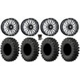 thumbnail image 1 of MSA Clubber 14" Wheels Machined 30" MotoRavage XL Tires Can-Am Commander Maverick Renegade Outlander Defender, 1 of 4
