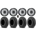 thumbnail image 1 of MSA Clubber 14" Wheels Machined 30" MotoVator Tires Can-Am Commander Maverick Renegade Outlander Defender, 1 of 4