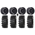 thumbnail image 1 of MSA Clubber 15" Wheels Black 32" Outlaw M/T Tires Can-Am Commander Maverick Renegade Outlander Defender, 1 of 4