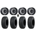 thumbnail image 1 of MSA Clubber 15" Wheels Black DDT 32" Tricera Tires Kawasaki Mule Pro FXT, 1 of 4