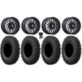 thumbnail image 1 of MSA Clubber 15" Wheels Black DDT 33" MotoCrusher Tires Polaris RZR Turbo R & Pro R Ranger 1500 Xpedition, 1 of 4