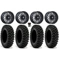 thumbnail image 1 of MSA Clubber 15" Wheels Black DDT 35" Warrior XT Sticky Tires Polaris RZR XP 1000 / PRO XP / Ranger XP 900/1000, 1 of 4