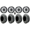 thumbnail image 1 of MSA Clubber 15" Wheels Machined 31" Bogger Tires Can-Am Commander Maverick Renegade Outlander Defender, 1 of 4