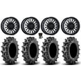 thumbnail image 1 of MSA Clubber 22" Wheels Black 35" Terminator Max Tires Sportsman RZR Ranger, 1 of 4