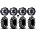 thumbnail image 1 of MSA Clubber 22" Wheels Black DDT 35" Terminator Max Tires Sportsman RZR Ranger, 1 of 4