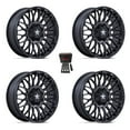 thumbnail image 1 of MSA Clubber 24" Wheels Matte Black DDT Polaris RZR Turbo R & Pro R Ranger 1500 Xpedition, 1 of 3