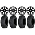 thumbnail image 1 of MSA Clutch 14" Wheels Black 27" CoyoteTires Sportsman RZR Ranger, 1 of 4