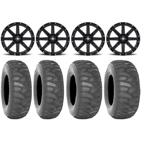 MSA Clutch 14" Wheels Black 30" SS360 Tires Polaris RZR XP 1000 / PRO XP / Ranger XP 900/1000