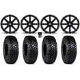thumbnail image 1 of MSA Clutch 15" Wheels Black 30" Intersect Tires Can-Am Commander Maverick Renegade Outlander Defender, 1 of 4