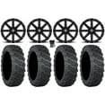 thumbnail image 1 of MSA Clutch 15" Wheels Black 30" Versa Cross V3 Tires Can-Am Commander Maverick Renegade Outlander Defender, 1 of 4