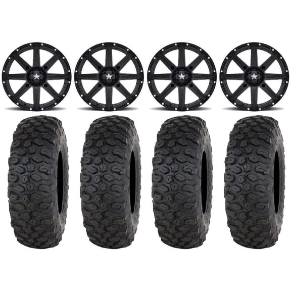 MSA Clutch 15" Wheels Black 32" Chicane DS Tires Polaris RZR XP 1000 / PRO XP / Ranger XP 900/1000