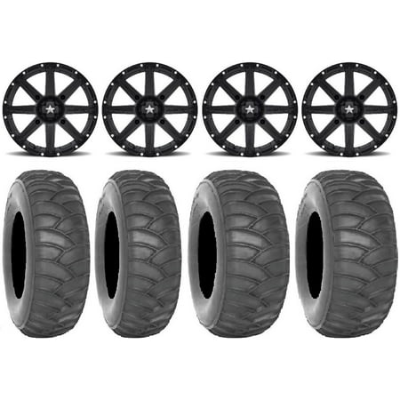 MSA Clutch 15" Wheels Black 32" SS360 Tires Sportsman RZR Ranger