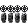 thumbnail image 1 of MSA Clutch 15" Wheels Black 37" RocScraper Tires Kawasaki Mule Pro FXT, 1 of 4