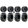 thumbnail image 1 of MSA Creed 14" Wheels Black 26.5" Terminator Tires Honda Foreman Rancher SRA, 1 of 4