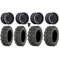 thumbnail image 1 of MSA Creed 14" Wheels Black 27" Mud Lite XTR Tires Kawasaki Mule Pro FXT, 1 of 4