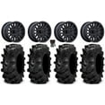 thumbnail image 1 of MSA Creed 14" Wheels Black 28" Cryptid Tires Can-Am Commander Maverick Renegade Outlander Defender, 1 of 4