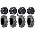 thumbnail image 1 of MSA Creed 14" Wheels Black 30" BKT AT 171 Tires Honda Pioneer, 1 of 4