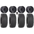 thumbnail image 1 of MSA Creed 14" Wheels Black 30" XCR350 Tires Can-Am Maverick X3 / Honda Pioneer 1000 / Talon, 1 of 4