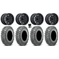 MSA Creed 14" Wheels Black 32" Lynx SXS Tires Polaris RZR XP 1000 / PRO