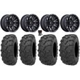 thumbnail image 1 of MSA Creed 14" Wheels Machined 28" Bear Claw EVO Tires Honda Foreman Rancher SRA, 1 of 5