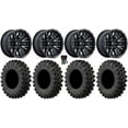 thumbnail image 1 of MSA Creed 14" Wheels Machined 28" MotoRavage XL Tires Honda Rincon Yamaha Rhino Kawasaki Brute Force Suzuki KingQuad, 1 of 4