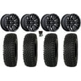 thumbnail image 1 of MSA Creed 14" Wheels Machined 28" Roctane ST Tires Honda Foreman Rancher SRA, 1 of 5