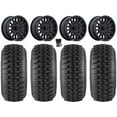 thumbnail image 1 of MSA Creed 15" Wheels Black 30" Desert Series Tires Sportsman RZR Ranger, 1 of 4