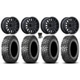 thumbnail image 1 of MSA Creed 15" Wheels Black 30" Predator Tires Sportsman RZR Ranger, 1 of 4