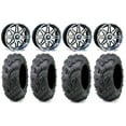 thumbnail image 1 of MSA Dark Tint Vibe 14" ATV Wheels 26" Zilla Tires Sportsman RZR Ranger, 1 of 4