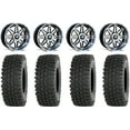 thumbnail image 1 of MSA Dark Tint Vibe 14" ATV Wheels 28" BDC Tires Sportsman RZR Ranger, 1 of 4
