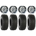 thumbnail image 1 of MSA Dark Tint Vibe 14" ATV Wheels 30" XC450 Tires Can-Am Commander Maverick Renegade Outlander Defender, 1 of 4