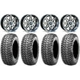 thumbnail image 1 of MSA Dark Tint Vibe 14" ATV Wheels 32" Liberty Tires Sportsman RZR Ranger, 1 of 4