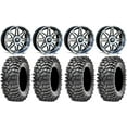 thumbnail image 1 of MSA Dark Tint Vibe 14" ATV Wheels 32" Roxxzilla Tires Sportsman RZR Ranger, 1 of 4
