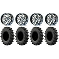 thumbnail image 1 of MSA Dark Tint Vibe 14" UTV Wheels 28" MotoSalyer Tires Kawasaki Teryx Mule, 1 of 4