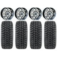 thumbnail image 1 of MSA Dark Tint Vibe 14" UTV Wheels 28" Regulator Tires Can-Am Maverick X3 / Honda Pioneer 1000 / Talon, 1 of 4
