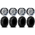 thumbnail image 1 of MSA Dark Tint Vibe 14" UTV Wheels 29.5" Swamp Lite Tires Polaris RZR XP 1000 / PRO XP / Ranger XP 900/1000, 1 of 4