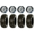 thumbnail image 1 of MSA Dark Tint Vibe 14" UTV Wheels 30" Rip Saw Tires Polaris RZR XP 1000 / PRO XP / Ranger XP 900/1000, 1 of 4