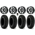 thumbnail image 1 of MSA Diesel 14" Wheels Black 30" Warrior XT Tires Can-Am Maverick X3 / Honda Pioneer 1000 / Talon, 1 of 4