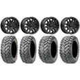 thumbnail image 1 of MSA Fang 14" Wheels Black 26" Ceros Tires Honda Rincon Yamaha Rhino Kawasaki Brute Force Suzuki KingQuad, 1 of 4