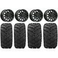 thumbnail image 1 of MSA Fang 14" Wheels Black 26" Reptile Tires Sportsman RZR Ranger, 1 of 4