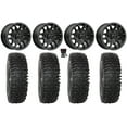 thumbnail image 1 of MSA Fang 14" Wheels Black 27" RC500 Tires Sportsman RZR Ranger, 1 of 4