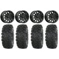 thumbnail image 1 of MSA Fang 14" Wheels Black 27" Roctane T4 Tires Polaris RZR XP 1000 / PRO XP / Ranger XP 900/1000, 1 of 4