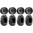 thumbnail image 1 of MSA Fang 14" Wheels Black 29.5" Terminator Tires Sportsman RZR Ranger, 1 of 4
