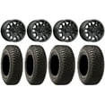 thumbnail image 1 of MSA Fang 14" Wheels Black 29" BFG KM3 Tires Sportsman RZR Ranger, 1 of 5