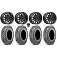 thumbnail image 1 of MSA Fang 14" Wheels Black 30" Lynx SXS Tires Sportsman RZR Ranger, 1 of 4