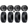 thumbnail image 1 of MSA Fang 14" Wheels Black 30" MT911 Tires Sportsman RZR Ranger, 1 of 4
